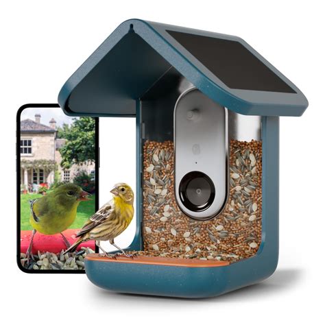 BIRD BUDDY® Original Smart Bird Feeder with Camera Solar Powered. High Resolution AI Bird Feeder ...