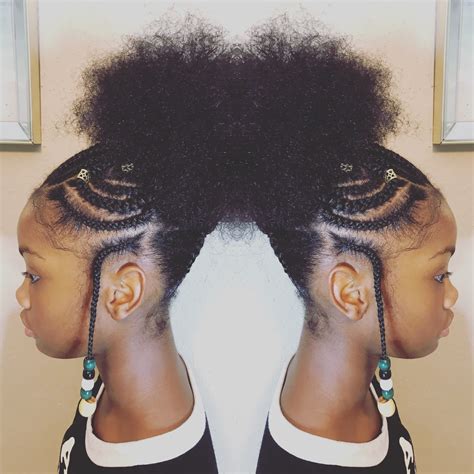 Afro puff styling tips