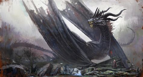 Balerion, The Black Dread by tommyscottart on DeviantArt