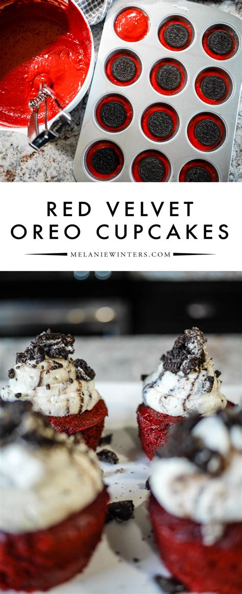 Red velvet oreo cupcakes – Artofit