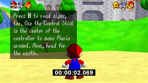 Super Mario 64 - 120 Stars Speedrun (0 A Presses) in 9 Seconds (NO TAS ...