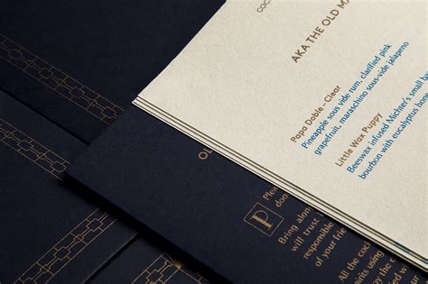 The Old Man menu :: Behance