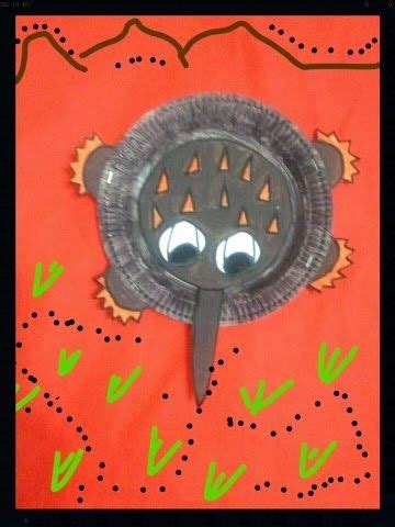 A Mish Mash of Arts, Crafts and Play Activities.: Paper Plate Echidna ...