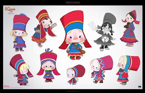 KLAUS (NETFLIX) - TORSTEN SCHRANK CHARACTER DESIGN