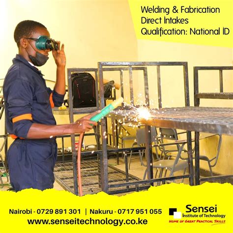 Welding and Fabrication - Sensei Institute Of Technology