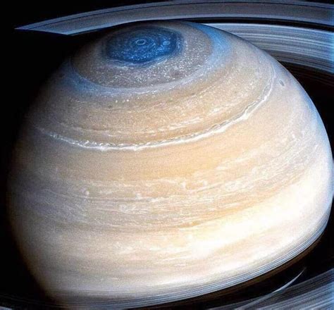 Can someone explain why Saturn has a hexagon at its uppermost pole? : r/askscience