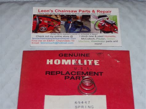 NOS Homelite 190, 240, 245, Super 2, XL, XL-2, VI Super 2, VI Super 2 SL Chainsaw Automatic Oil ...