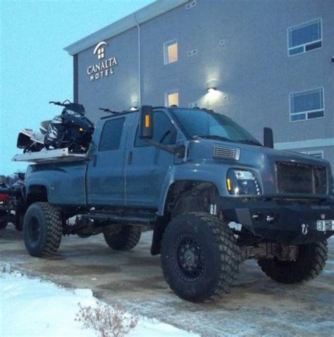 Kodiak & C4500 Lifted Truck Pictures – Carrier Spring Service.