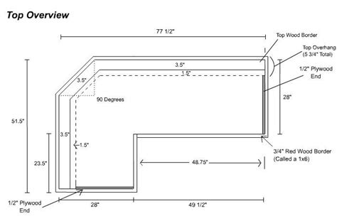 DIY L shaped lounge suite blueprints - Google Search | Home bar plans, Diy home bar, Bar plans