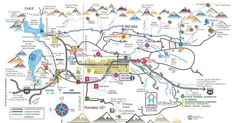 Mapas de Bariloche - Mapa Físico, Geográfico, Político, turístico y ...