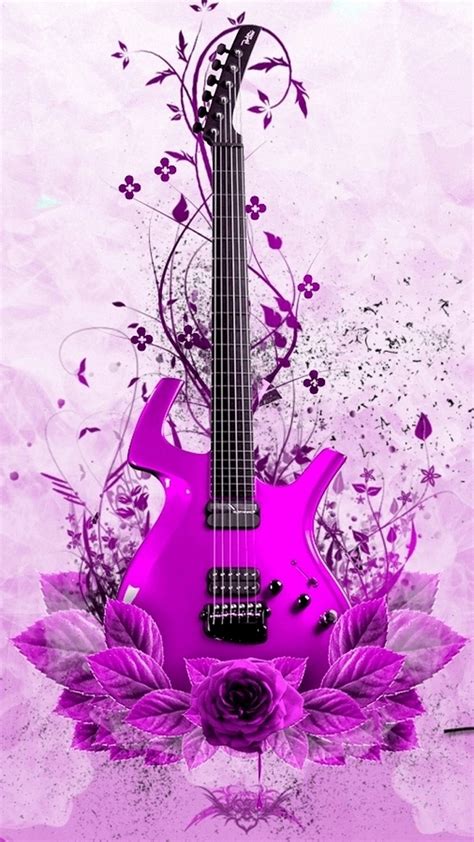 Abstract Music Guitar Instrument #iPhone #6 #plus #wallpaper | Pink guitar wallpaper, Iphone 6 ...