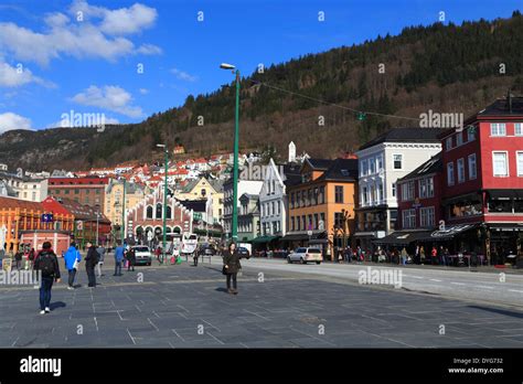 Bergen city centre, Norway Stock Photo - Alamy