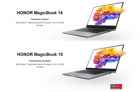 I nuovi HONOR MagicBook 14 e HONOR MagicBook 15 da oggi arrivano in Italia (Magicbook 14)