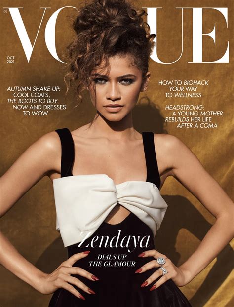 British Elle Magazine December 2020 Zendaya interviewed by Timothee Ch - YourCelebrityMagazines