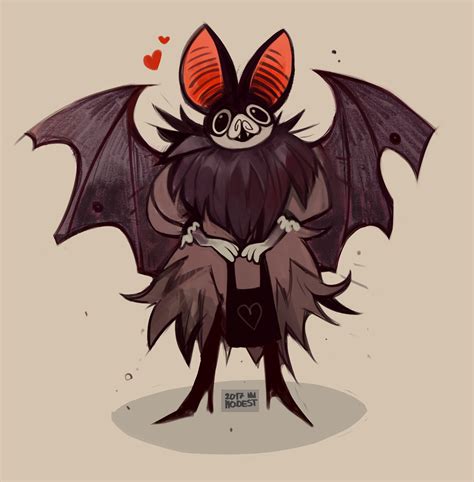 my fav fursona @slocotion little fluffy bat (thay... - M♡DEST