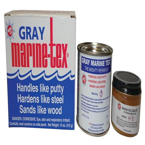 Marine-Tex 32 oz. High Strength Repair Epoxy - Gray-RM303K - The Home Depot