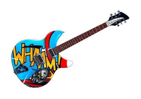 Paul Weller's Rickenbacker WHAAM Guitar CANVAS PRINT | Etsy