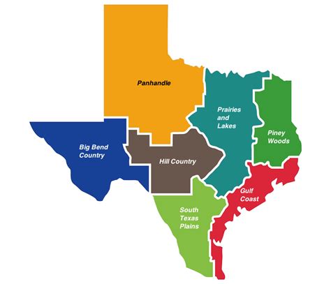 Map Of Texas Regions – Verjaardag Vrouw 2020