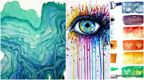 15 Watercolor Painting Ideas You Can Do At Home - Useful DIY Projects