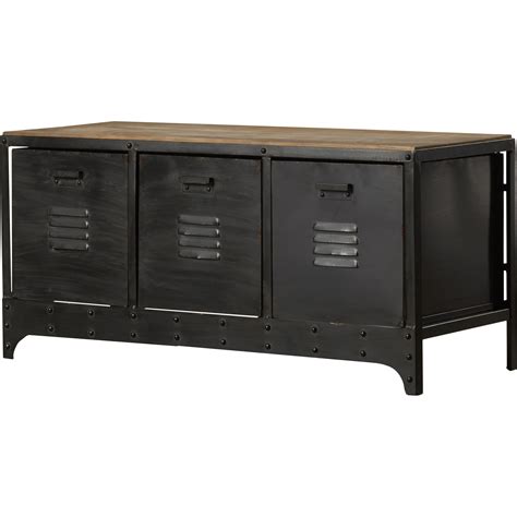 Liddington Metal Storage Bench | Bench with storage, Entryway bench storage, Storage bench