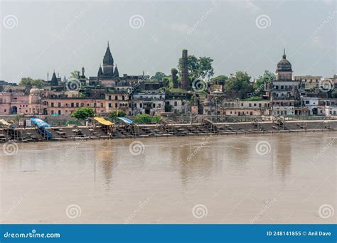 Saryu River in Ayodhya, Where Lord Rama Was Born.near Editorial Image ...