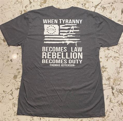 When Tyranny Becomes Law Rebellion Becomes Duty - Etsy