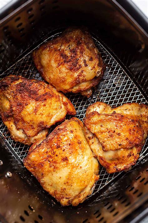 Air Fryer Chicken Thighs - Super Crispy! • Low Carb with Jennifer