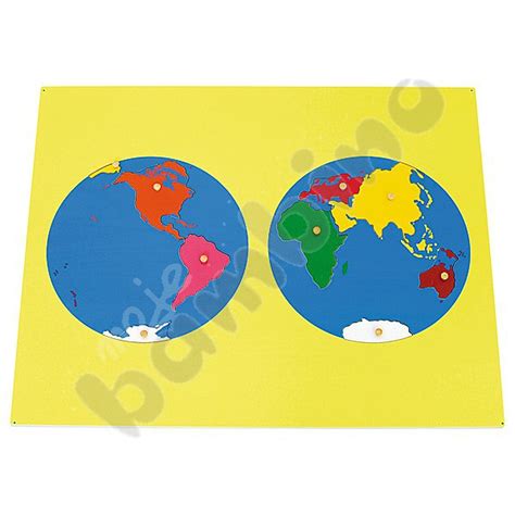 World map- continents - Moje Bambino