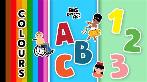 Colours, ABC & 123 Songs Compilation, Kids Sing-A-Long, Phonics, R&B ...