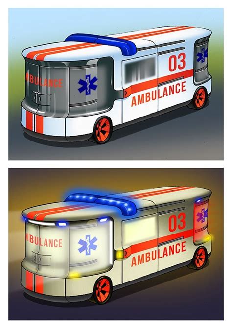 #6 CDA Design Comeptition: “An ambulance that will serve your city ten years from now｜Car Design ...