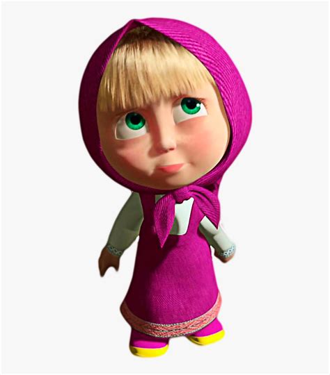 Masha From Masha And The Bear, HD Png Download , Transparent Png Image - PNGitem