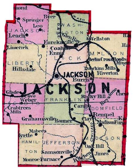 Jackson County Ohio Map - Cicely Bridgette