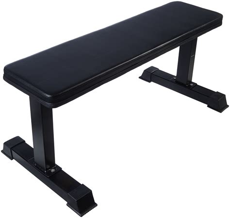 Amazon Basics Flat Weight Bench, Black - Lifestyle Updated