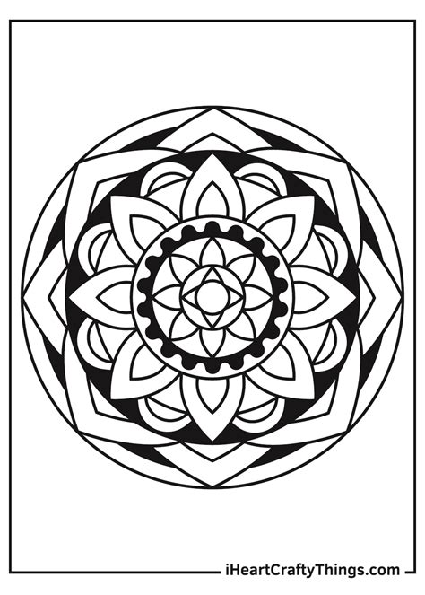 Printable Mandala Coloring Pages (Updated 2021)