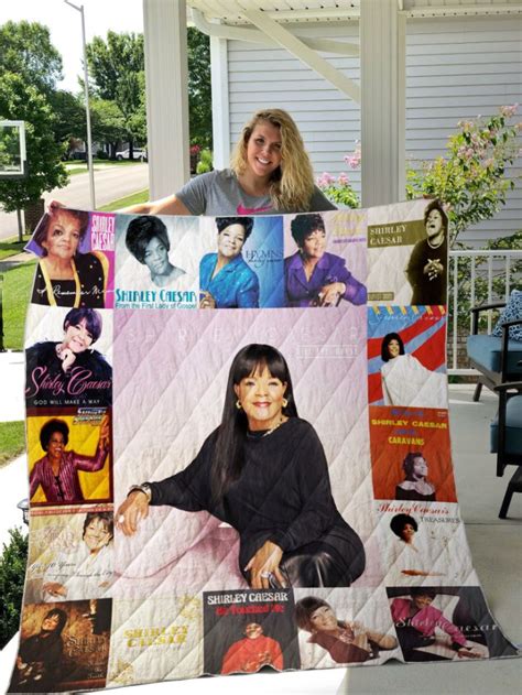 Shirley Caesar Albums Quilt Blanket - Beeteeshop