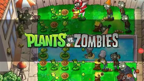 Plants Vs Zombies : Start Adventures Level 2-1 - Youtube A7A