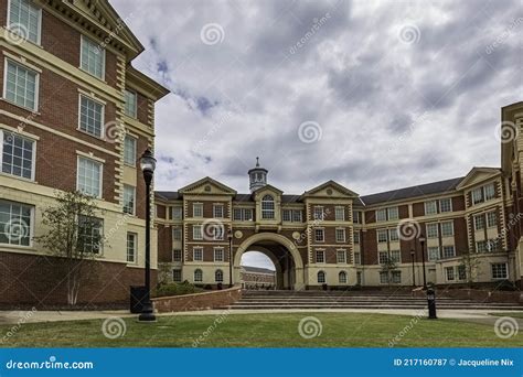 Rushing Hall in Troy University Campus Editorial Photography - Image of ...