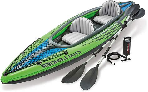 Intex Challenger K2 2 Person Inflatable Kayak Set