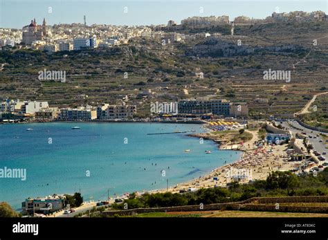 Mellieha Bay Malta Stock Photo - Alamy