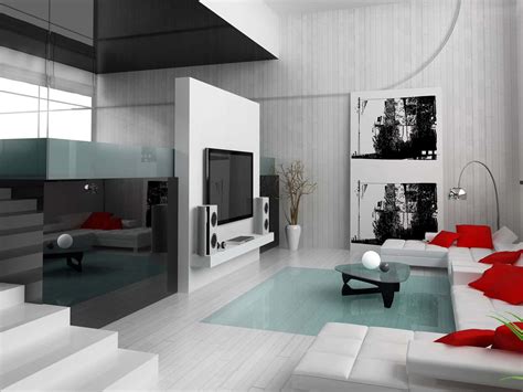 Download Black White Modern House Interior Wallpaper | Wallpapers.com