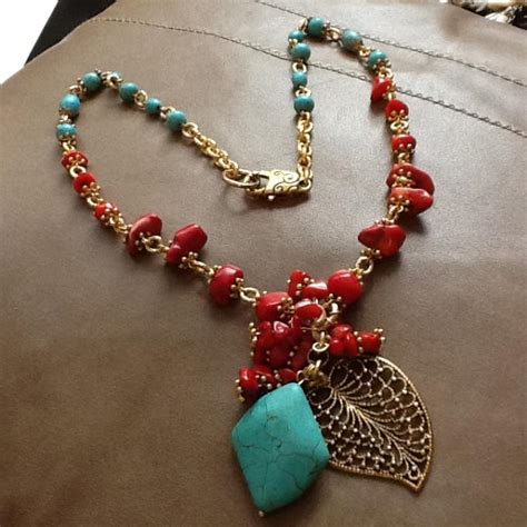 turquoise beads necklace