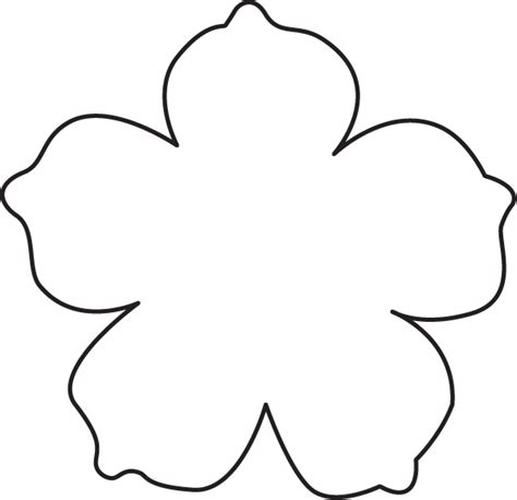 Best Photos of Free Flower Cut Out Templates - Printable Flower ...