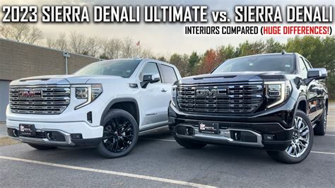 2023 Sierra Denali Ultimate vs. Sierra Denali | Interior Comparison ...