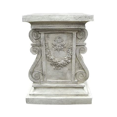 Design Toscano 22-in H Estate Classic Statuary Plinth Base Garden ...