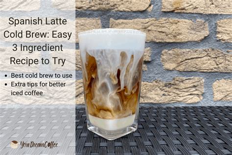 Spanish Latte Cold Brew: Easy 3 Ingredient Recipe to Try