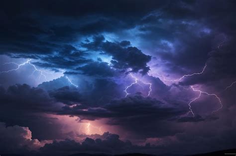 Premium Photo | Stormy sky background thunderstorm background ...