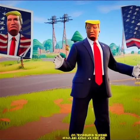 new donald trump skin from fortnite | Stable Diffusion