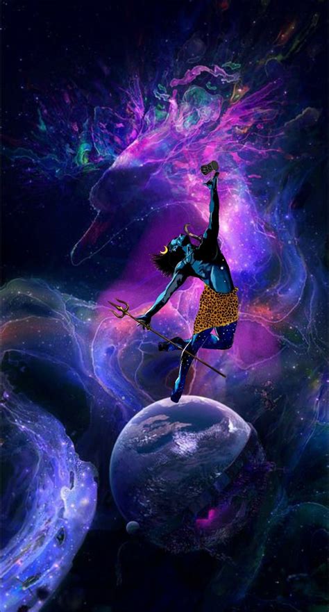 Lord Shiva as Nataraj in Brahmand Galaxy