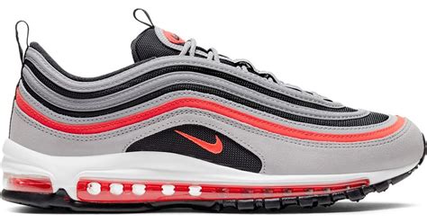 Nike Air Max 97 Wolf Grey Radiant Red for Men - Lyst