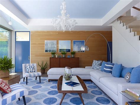 Blue And White Interiors: Living Rooms, Kitchens, Bedrooms And More